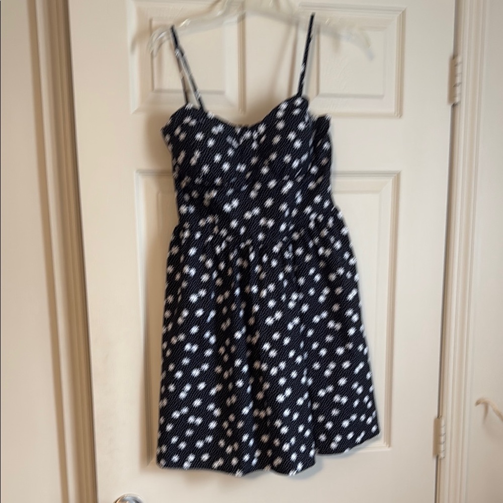Black and White Floral Dress